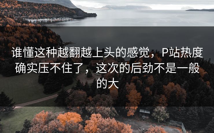 谁懂这种越翻越上头的感觉，P站热度确实压不住了，这次的后劲不是一般的大